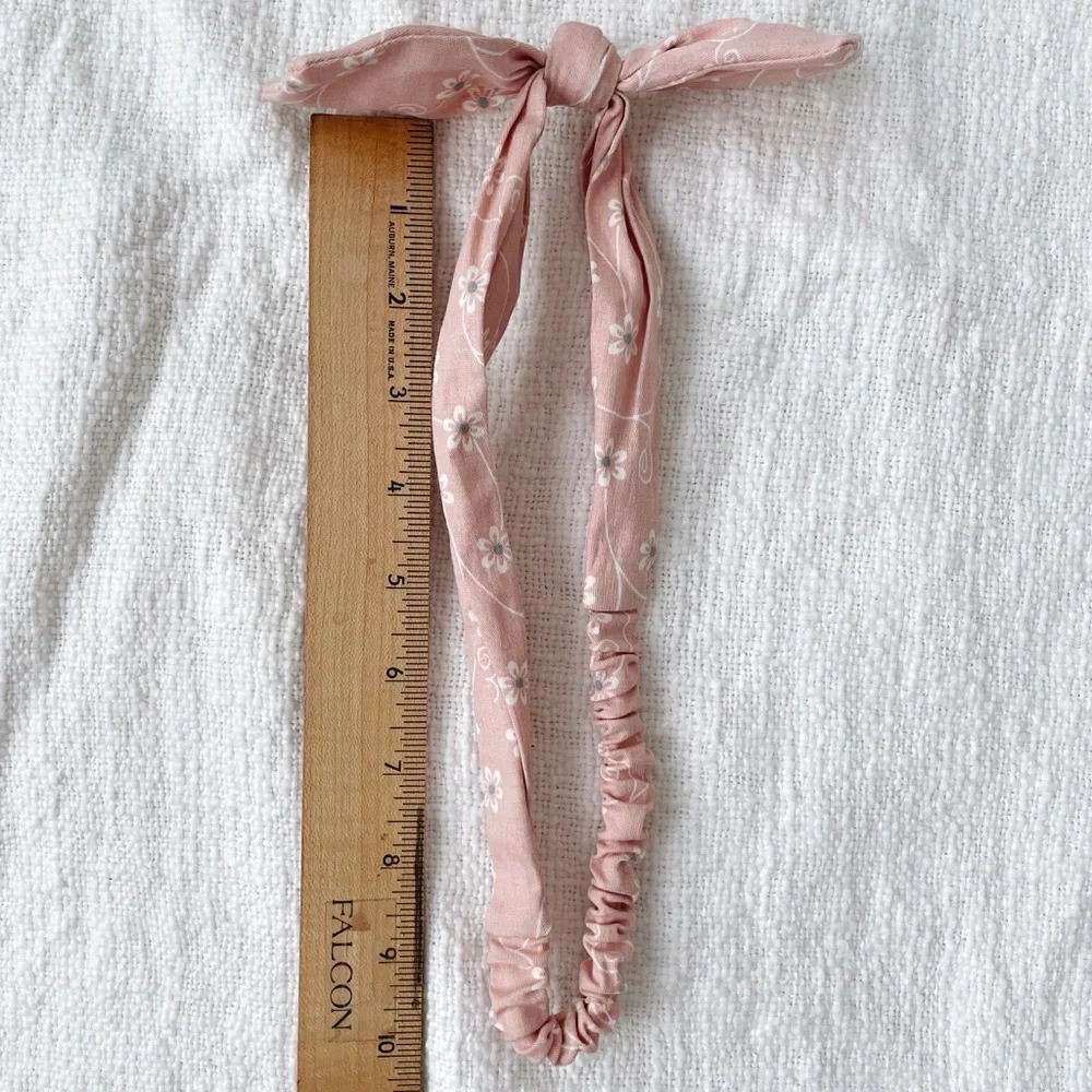 Pink floral headband - Picture 6 of 6